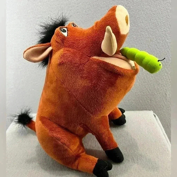 Disney Pumba Talking Eating Lion King Warthog Plush see video - Picture 7 of 11
